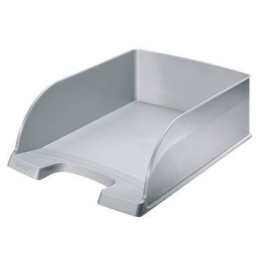 Briefablage Jumbo Plus DIN A4 PS silber