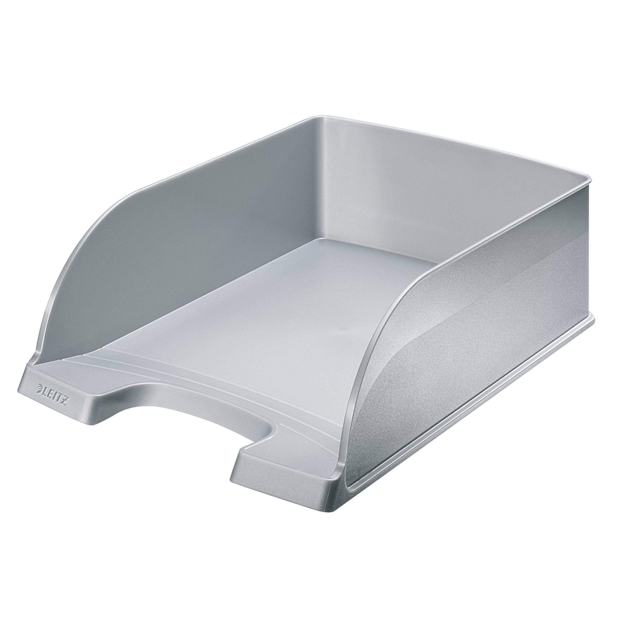 Briefablage Jumbo Plus DIN A4 PS silber-0