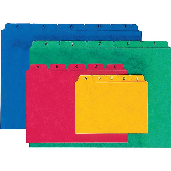Leitregister A6 A-Z 25tlg. bl