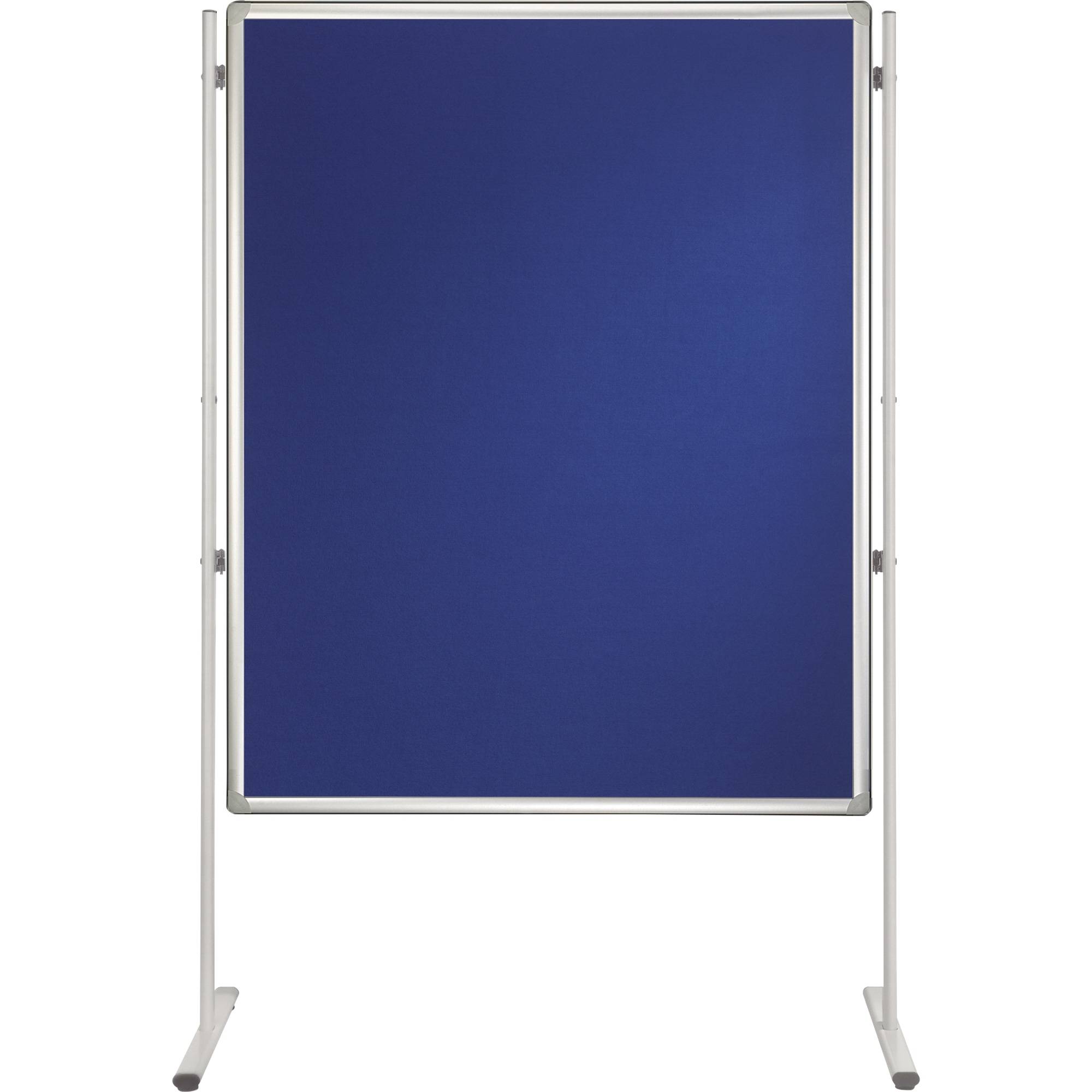 Stellwandtafel PRO 120x90cm Filz blau-0