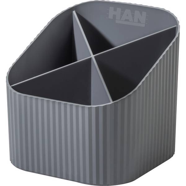 HAN Stiftehalter 11,1 x 11,1 x 10,5 cm grau 17248-18D