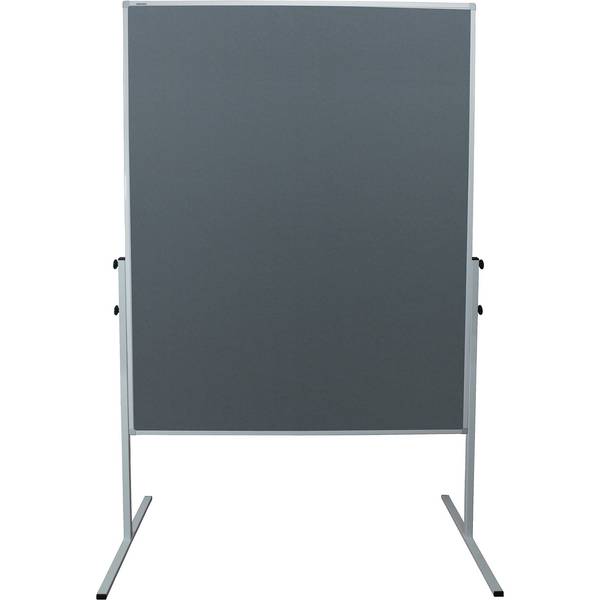 Moderationstafel X-tra line 120x150cm Filz grau