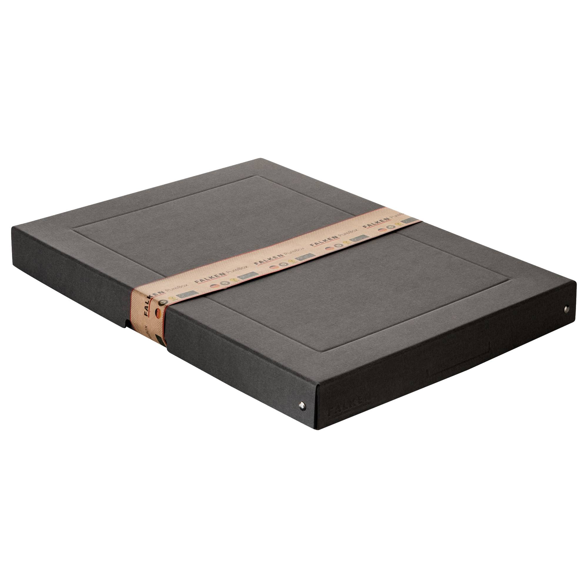 Aufbewahrungsbox PURE Box Black A3 40mm sw-0