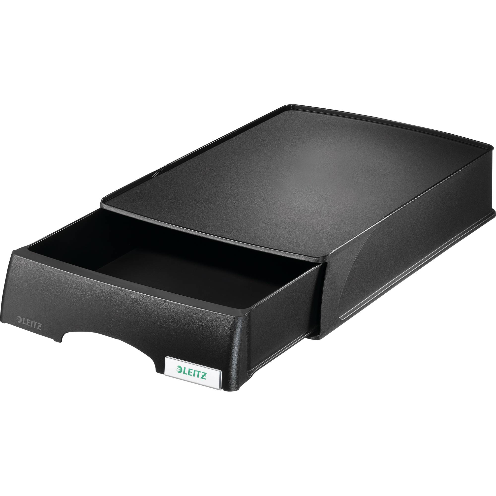 Leitz Briefablage Plus 52100095 DIN A4 stapelbar PS schwarz-0