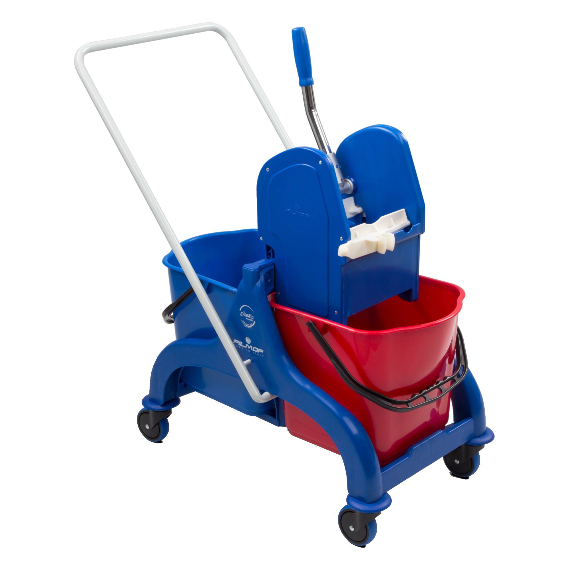 Reinigungswagen Fred 2x15l Presse-0
