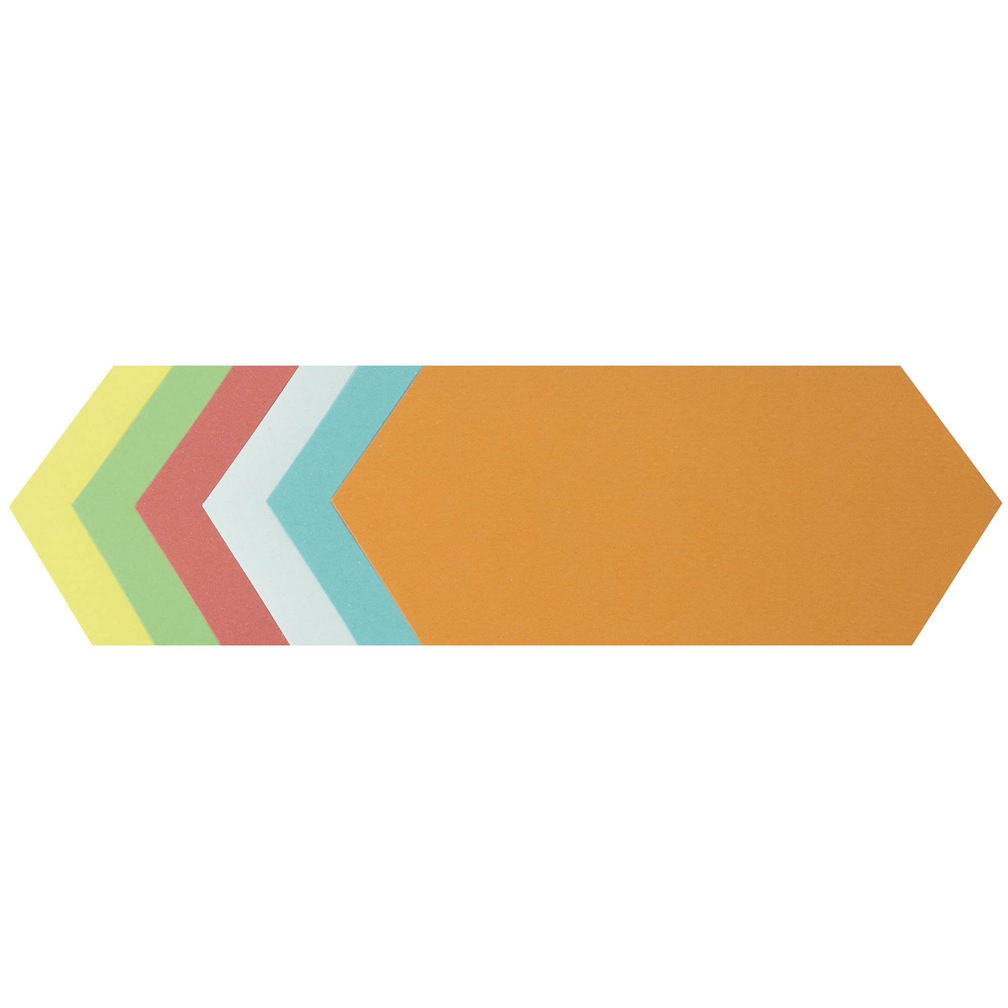 Moderationskarte Rhombus 9,5x20,5cm sort 250St-0