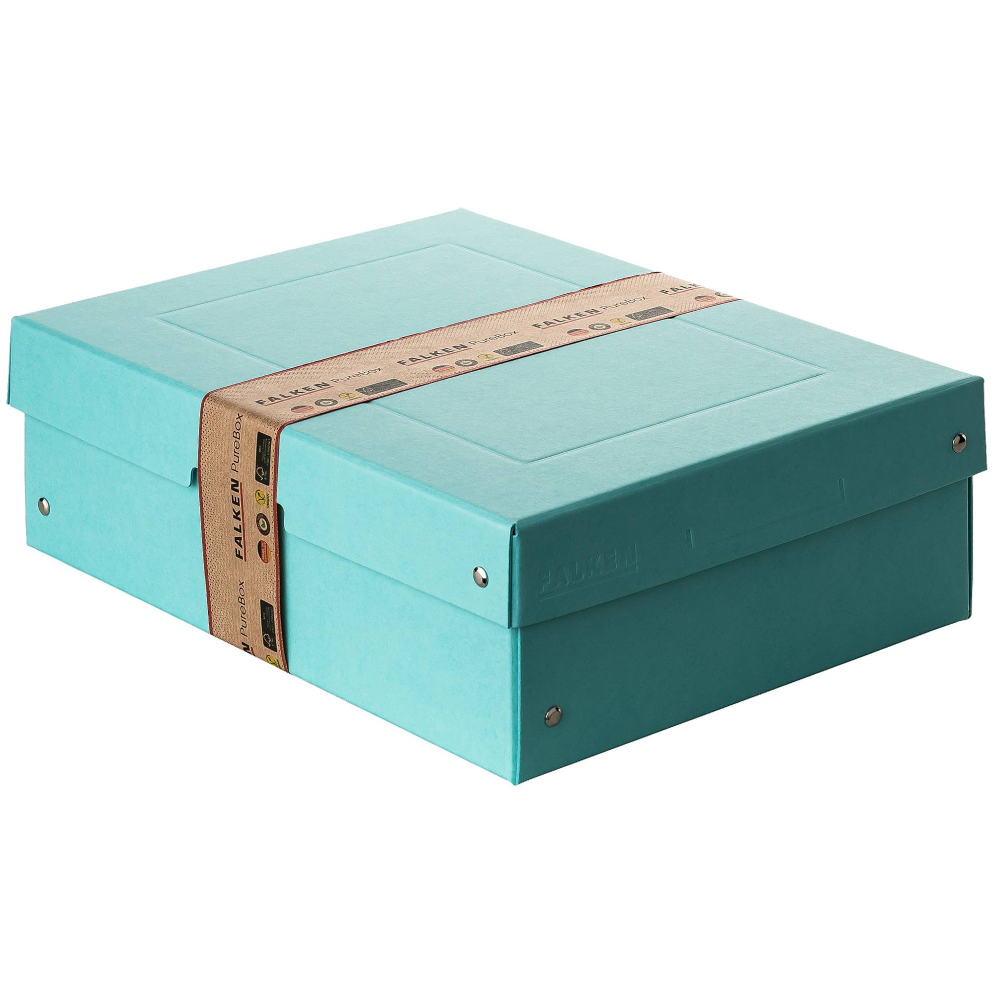 Aufbewahrungsbox PURE Box Pastell A4 100mm azur-0