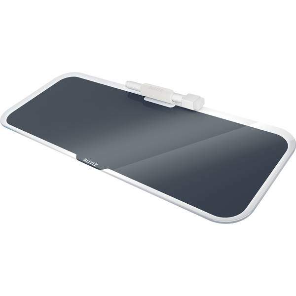 Desktop-Memoboard Cosy 380x150x60mm Glas grau