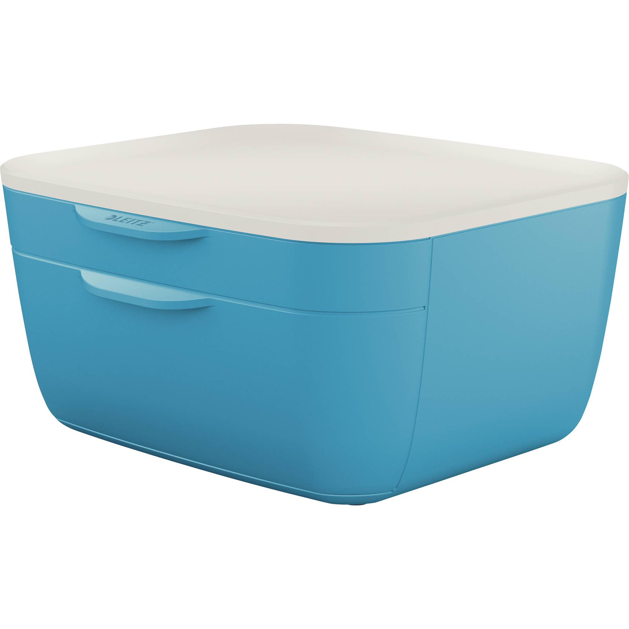 Schubladenbox Cosy A4 PS 2Schübe blau-0