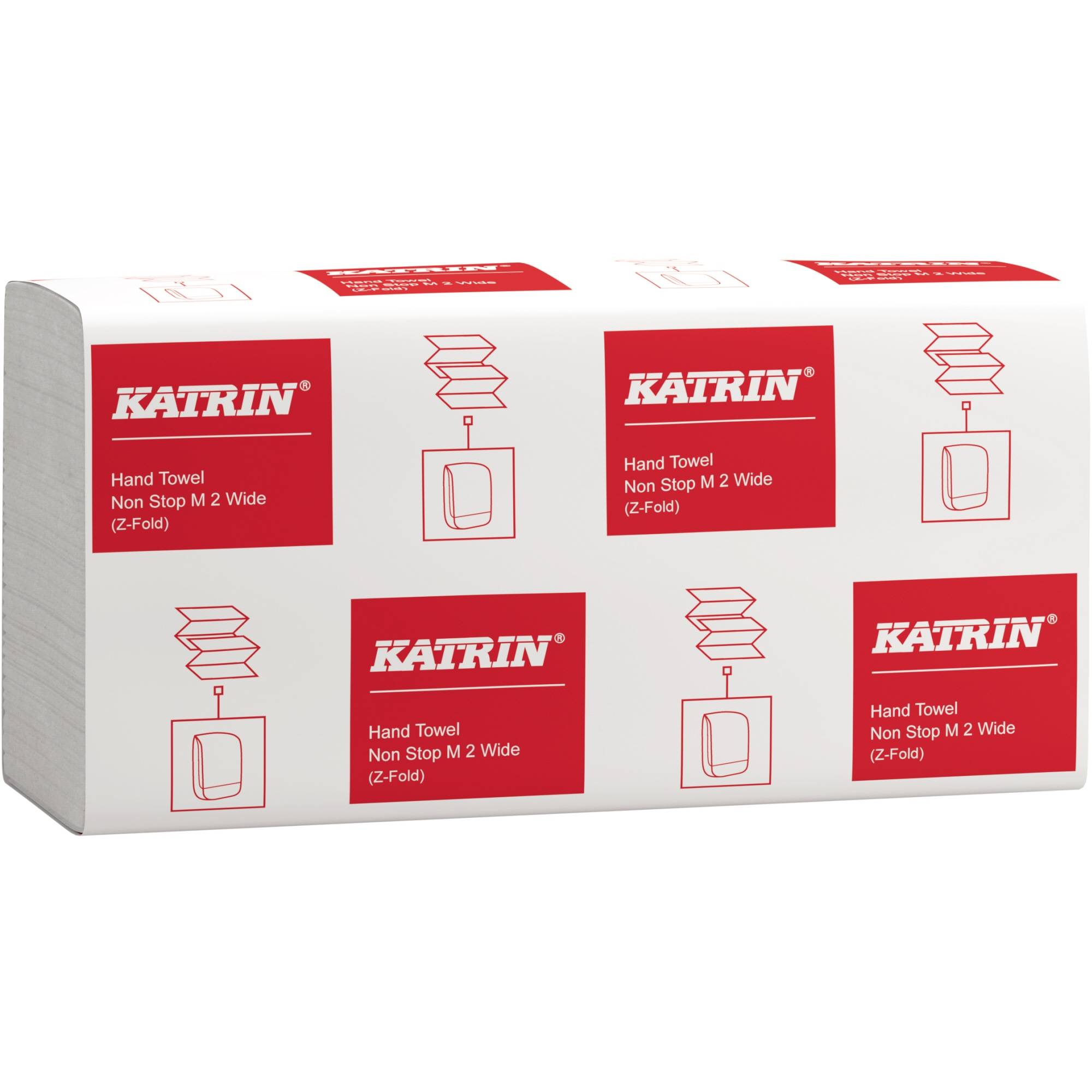 Papierhandtuch Non Stop M2 wide 2lg 24x24cm ws 4000Bl-0