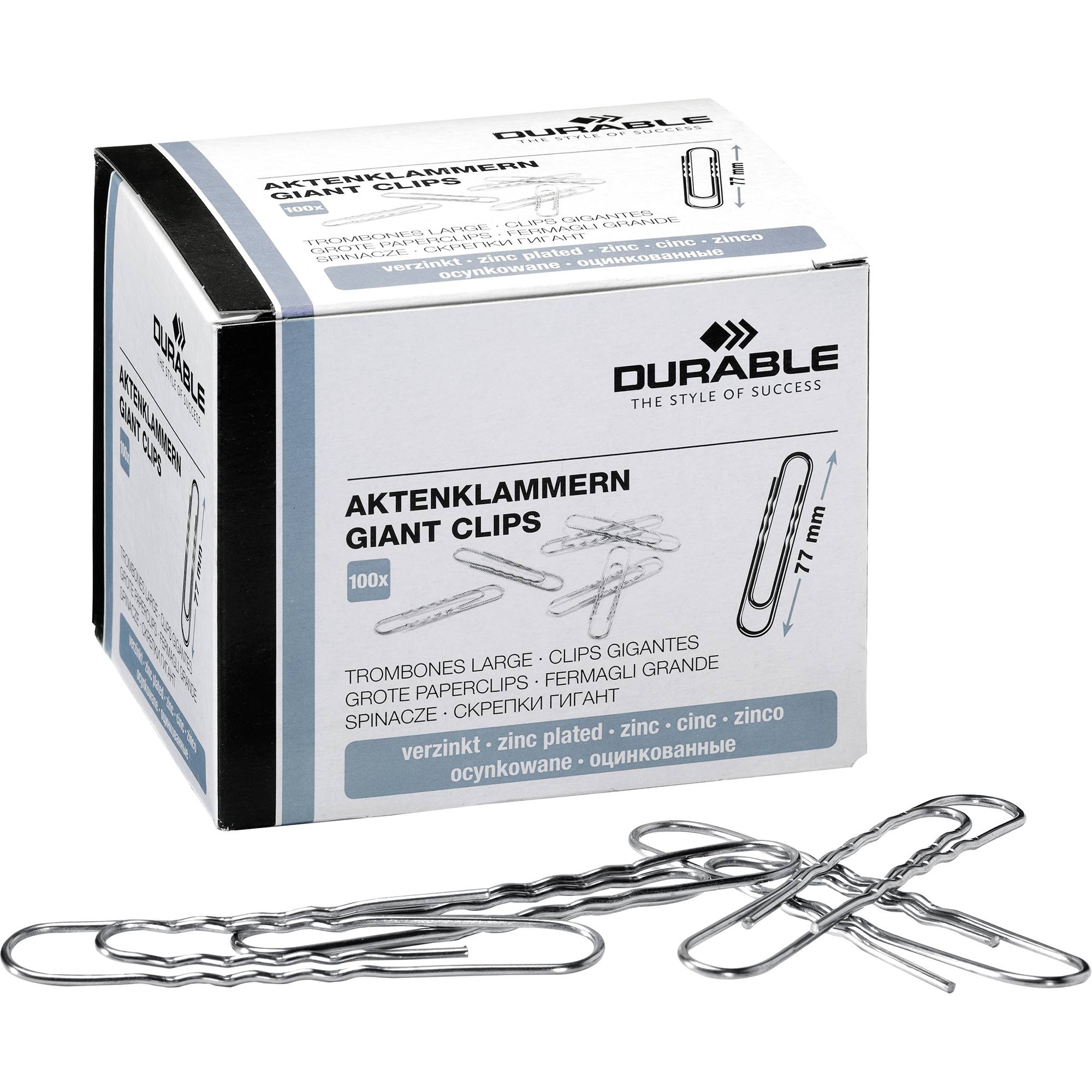 Aktenklammer 77mm verzinkt 100 St./Pack.-0