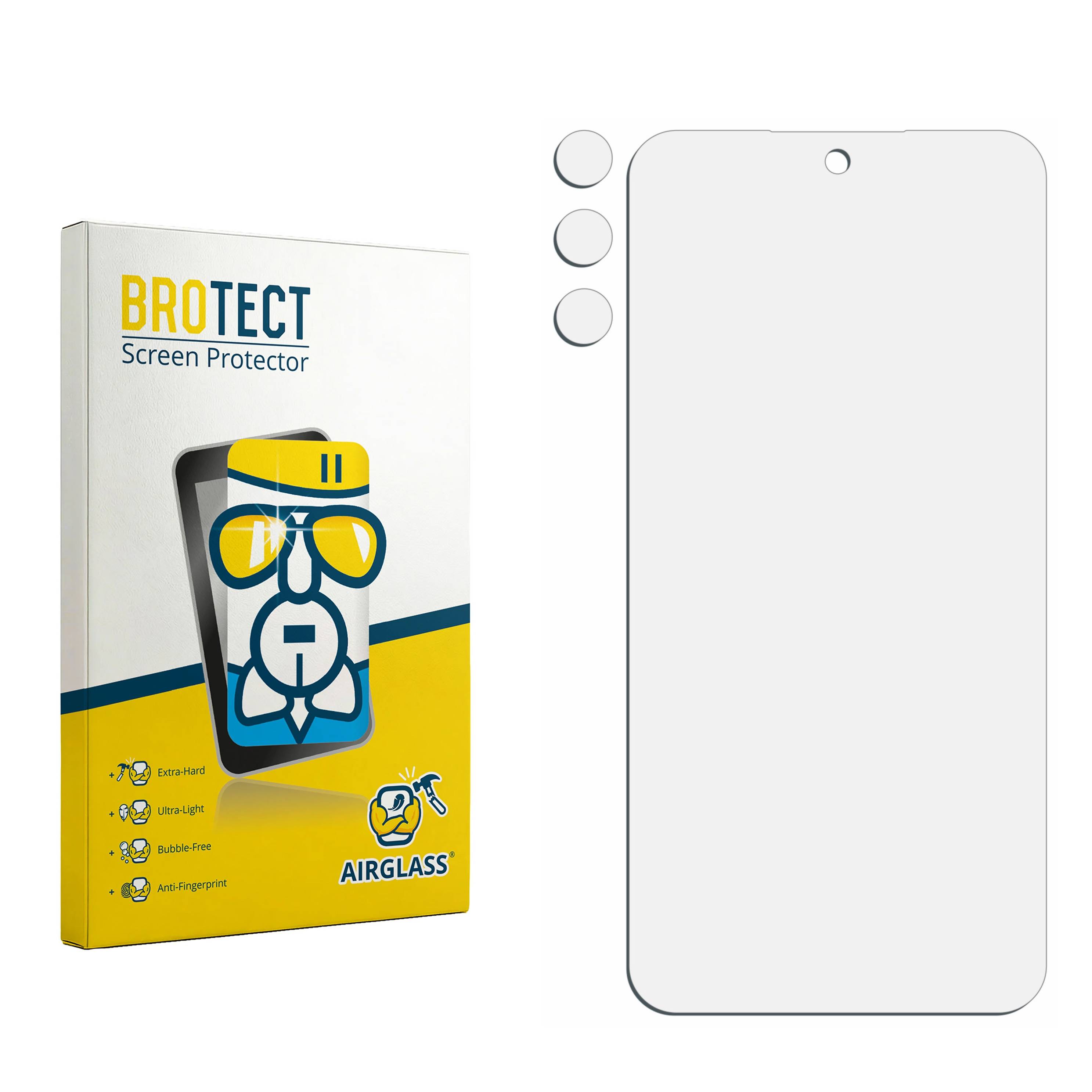 BROTECT Schutzglas für Samsung Galaxy A56 5G (Display+Kamera) Schutzfolie Panzer Folie Glas Display Schutz klar-4