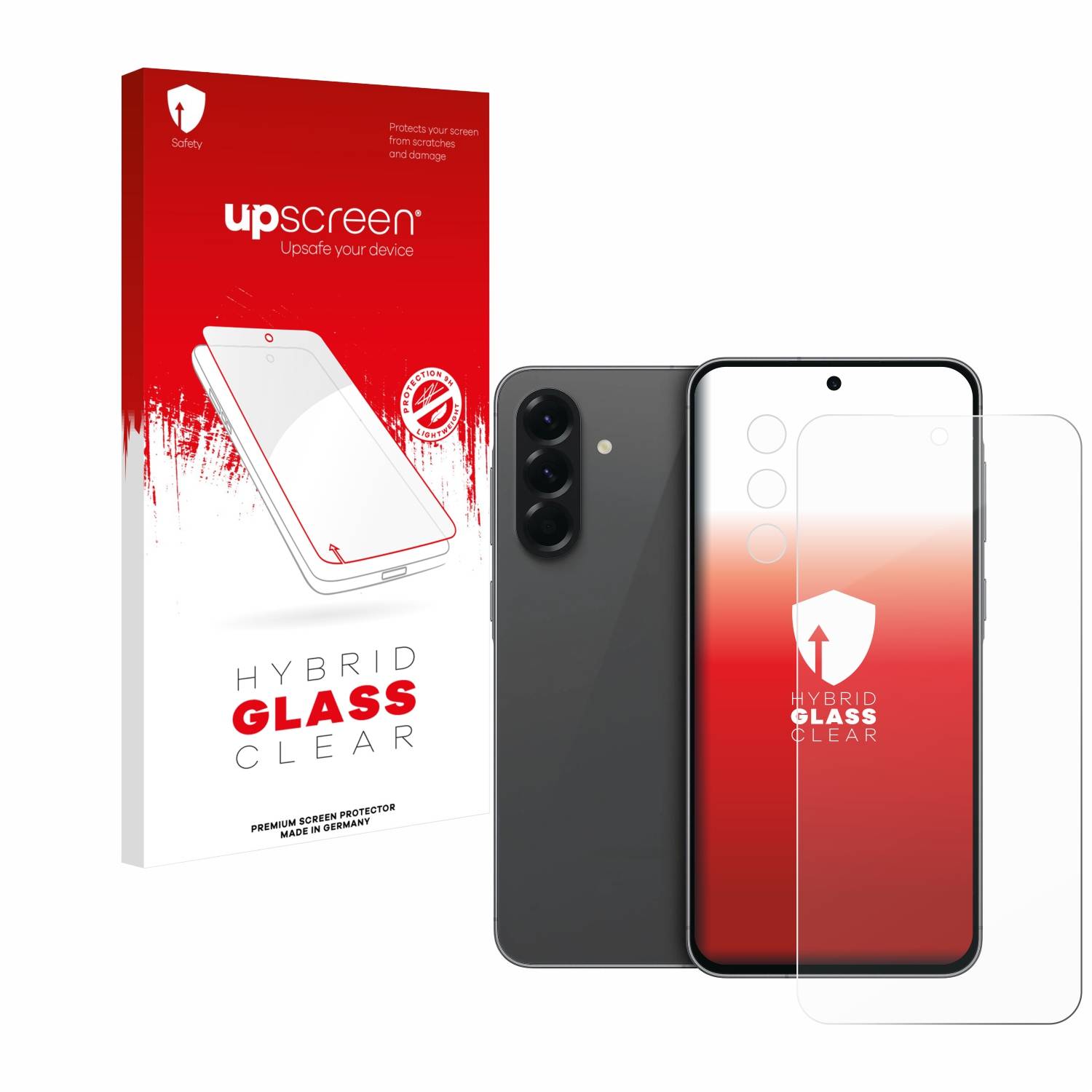 upscreen Schutzglas für Samsung Galaxy A56 5G (Display+Kamera) Schutzfolie Panzer Folie Glas Display Schutz klar-0