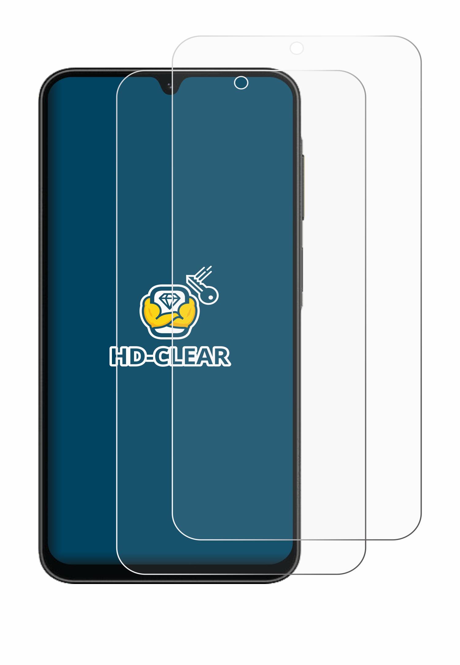 2x BROTECT Schutzfolie für Samsung Galaxy A26 5G Folie Klar Transparent-2