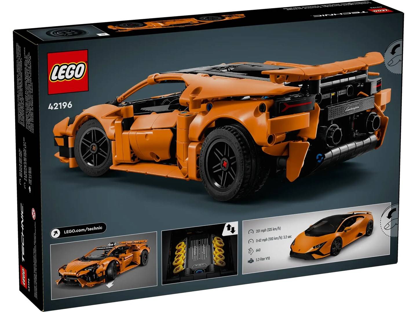 LEGO - Technic - Lamborghini Huracan Tecnica Orange-1