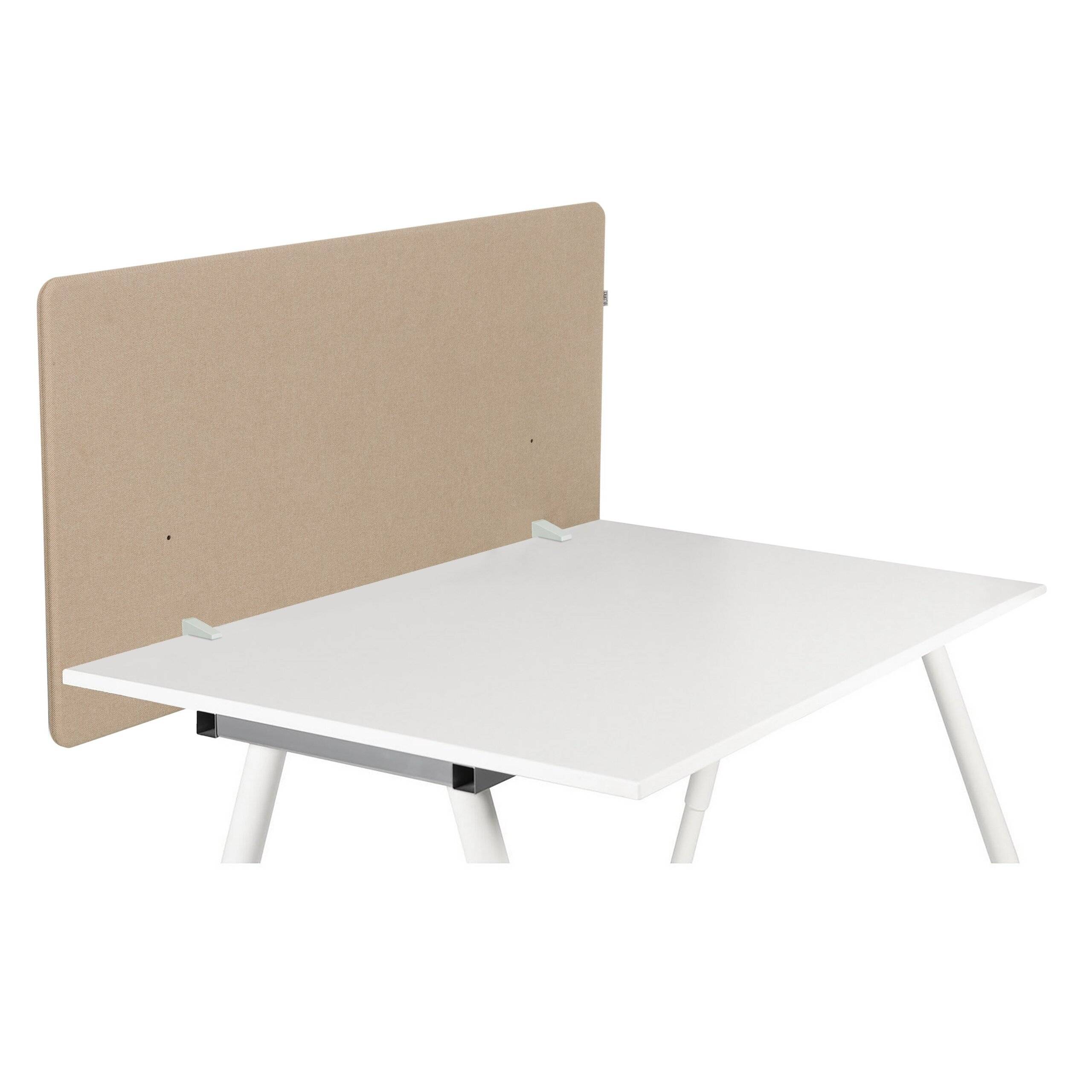 Akustik Tischtrennwand FLEXMIUT D1 120 cm beige hjh OFFICE-0