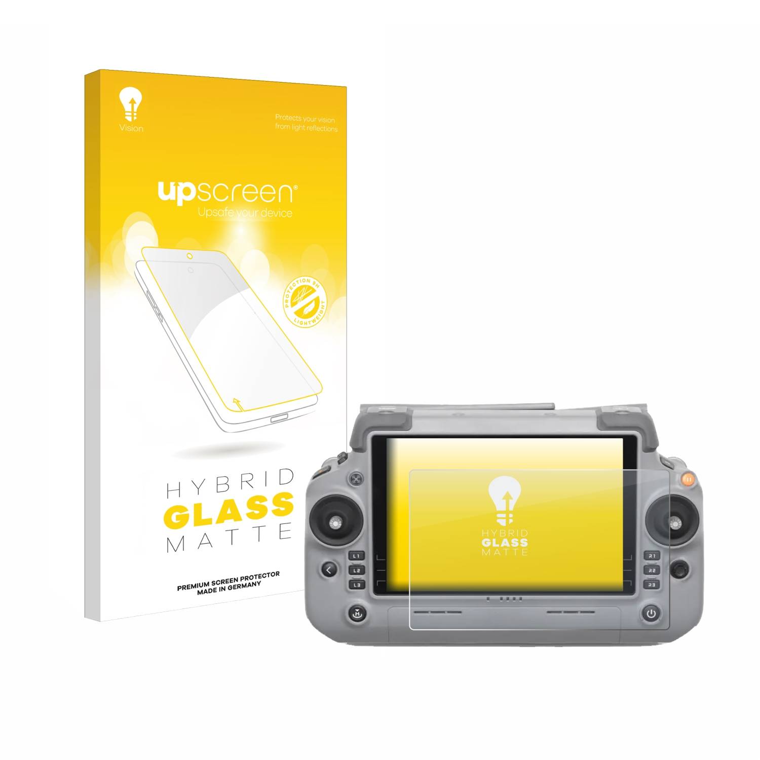 upscreen Entspiegelungs Schutzglas für DJI RC Plus 2 Schutzfolie Panzer Folie Glas Display Schutz matt-0