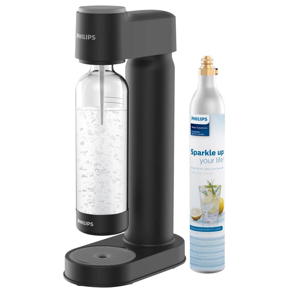Philips sparkling water maker GoZero ADD4901BK black-0