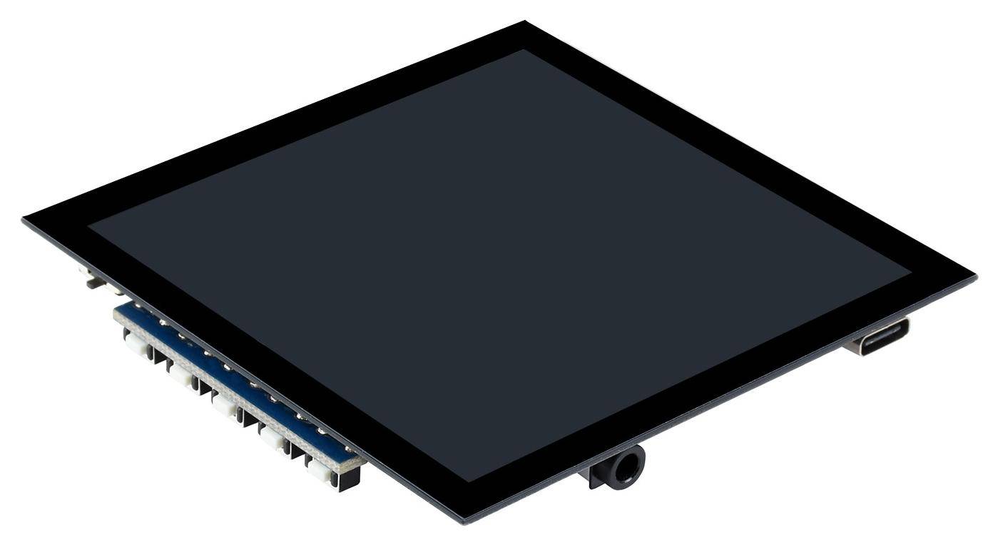 Waveshare, 4" kapazitiver 5-Punkt-Touchscreen, IPS, LCD (C), 720x720, I2C, 170 Grad, HDMI, USB-C-2