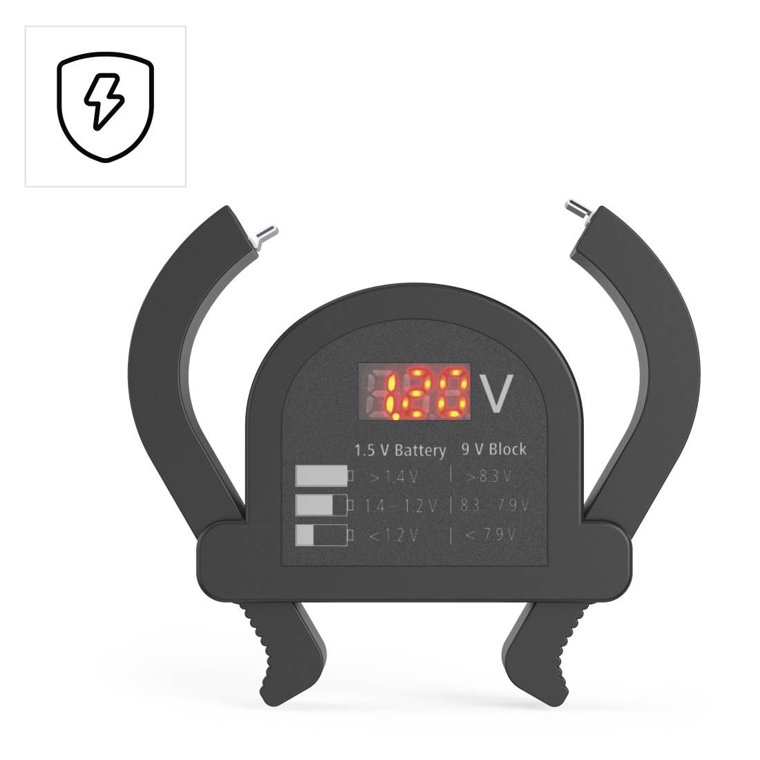 hama 00223543 Digitaler Akku-/Batterie-Tester, Universal-Messgerät für Akkus, Batterien-1