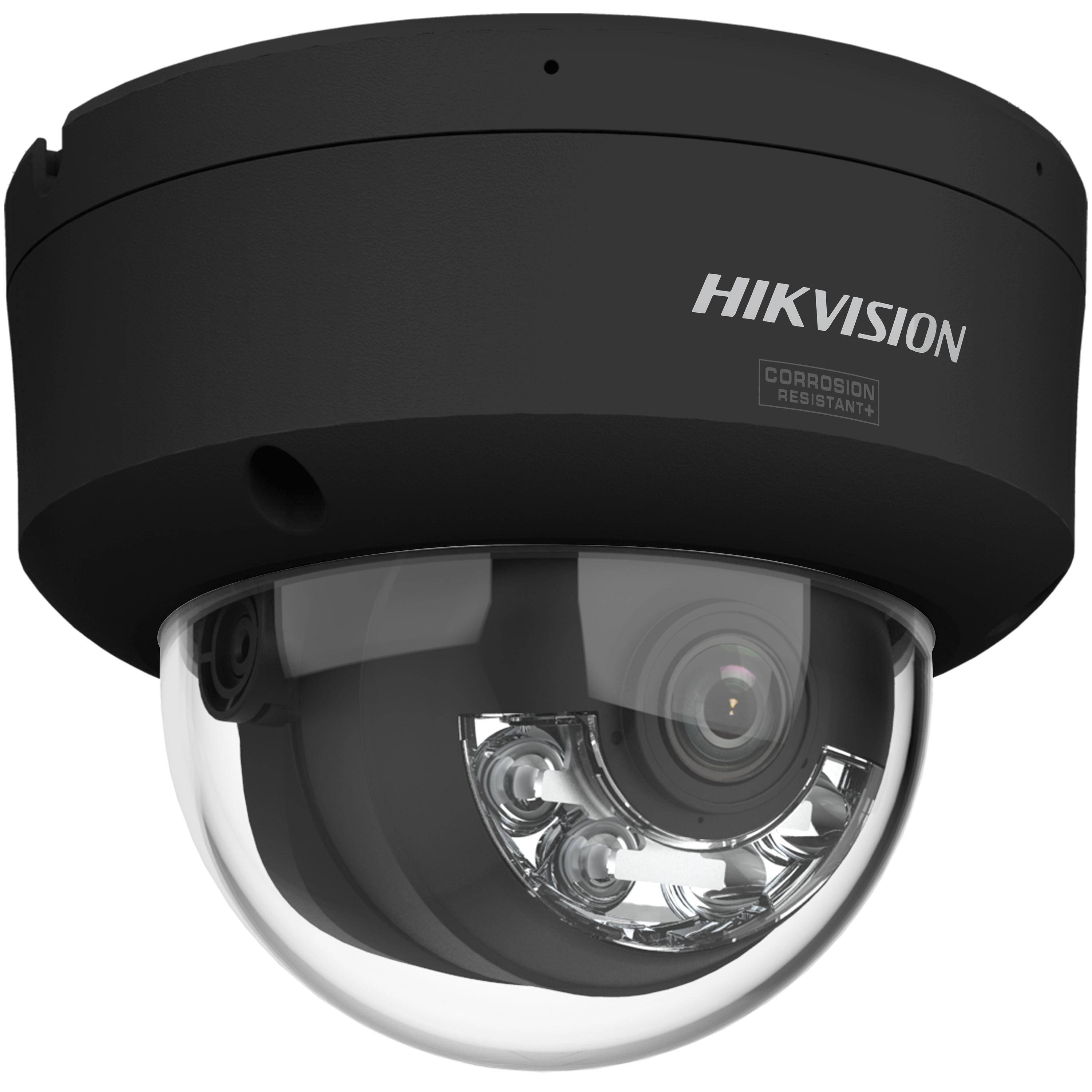 Hikvision Smart Hybrid Light with ColorVu Fixed Dome - BLACK-0