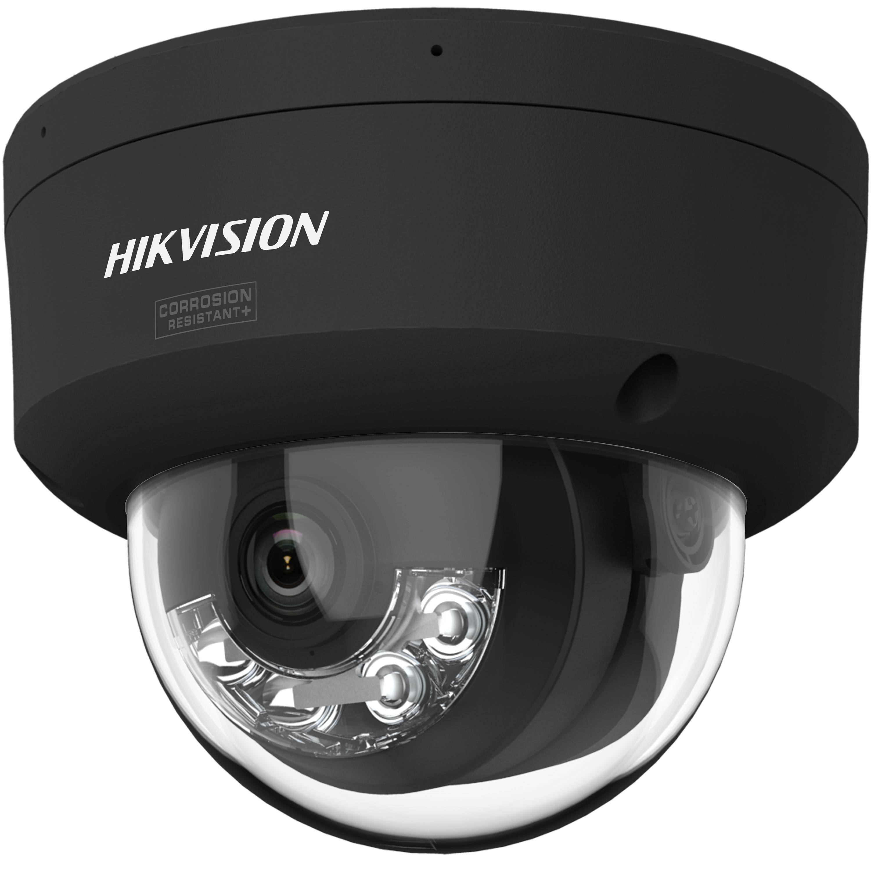 Hikvision Smart Hybrid Light with ColorVu Fixed Dome - BLACK-1
