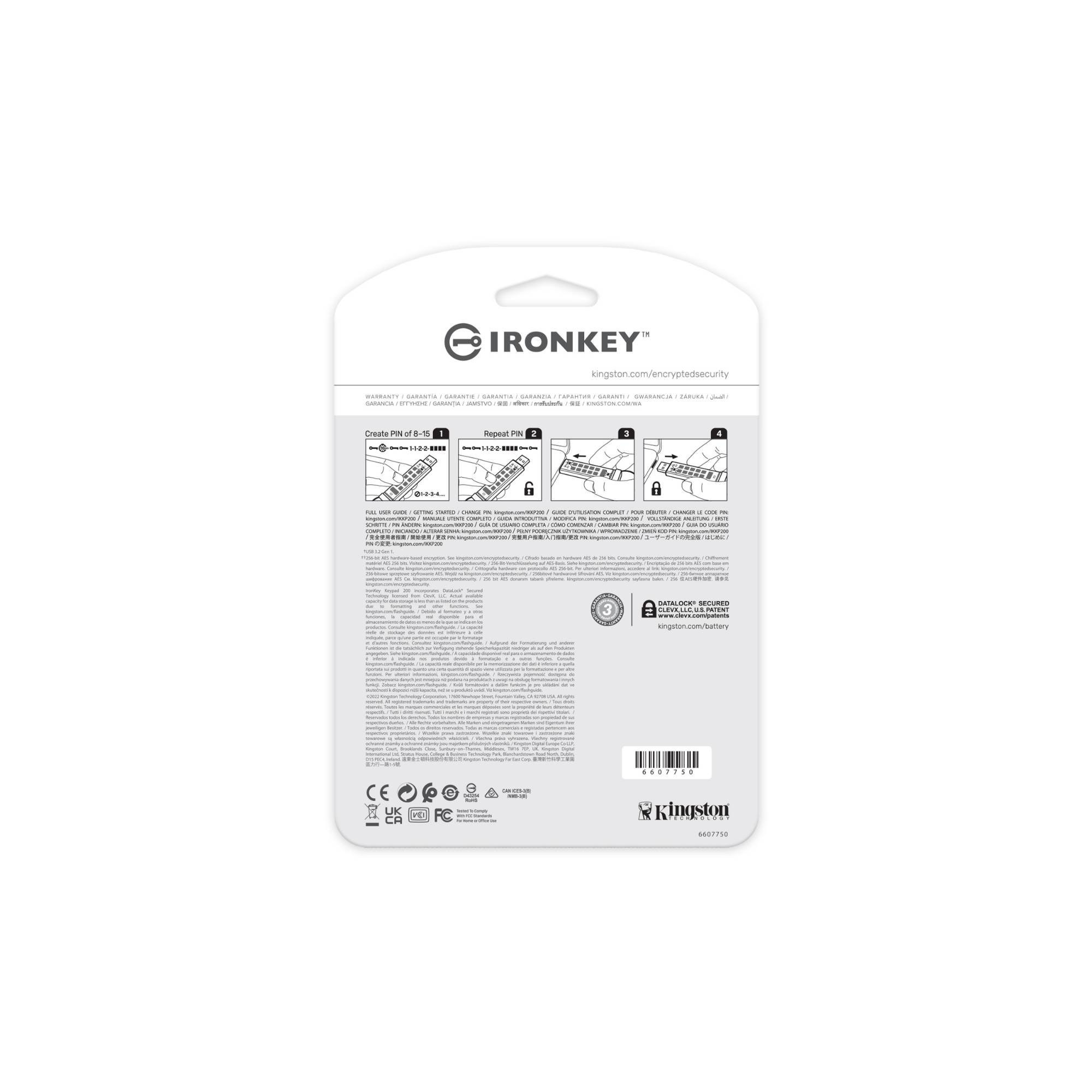 Kingston IronKey Keypad 200 - USB-Flash-Laufwerk-4