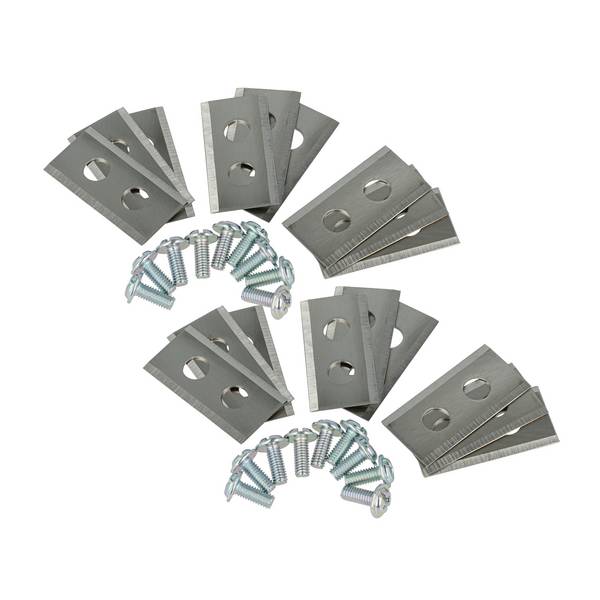 vhbw 18x Ersatz-Messer kompatibel mit Einhell Freelexo + Kit | +, Kit, + LCD Kit 900, Kit 500 Rasenmäher - Ersatzklinge