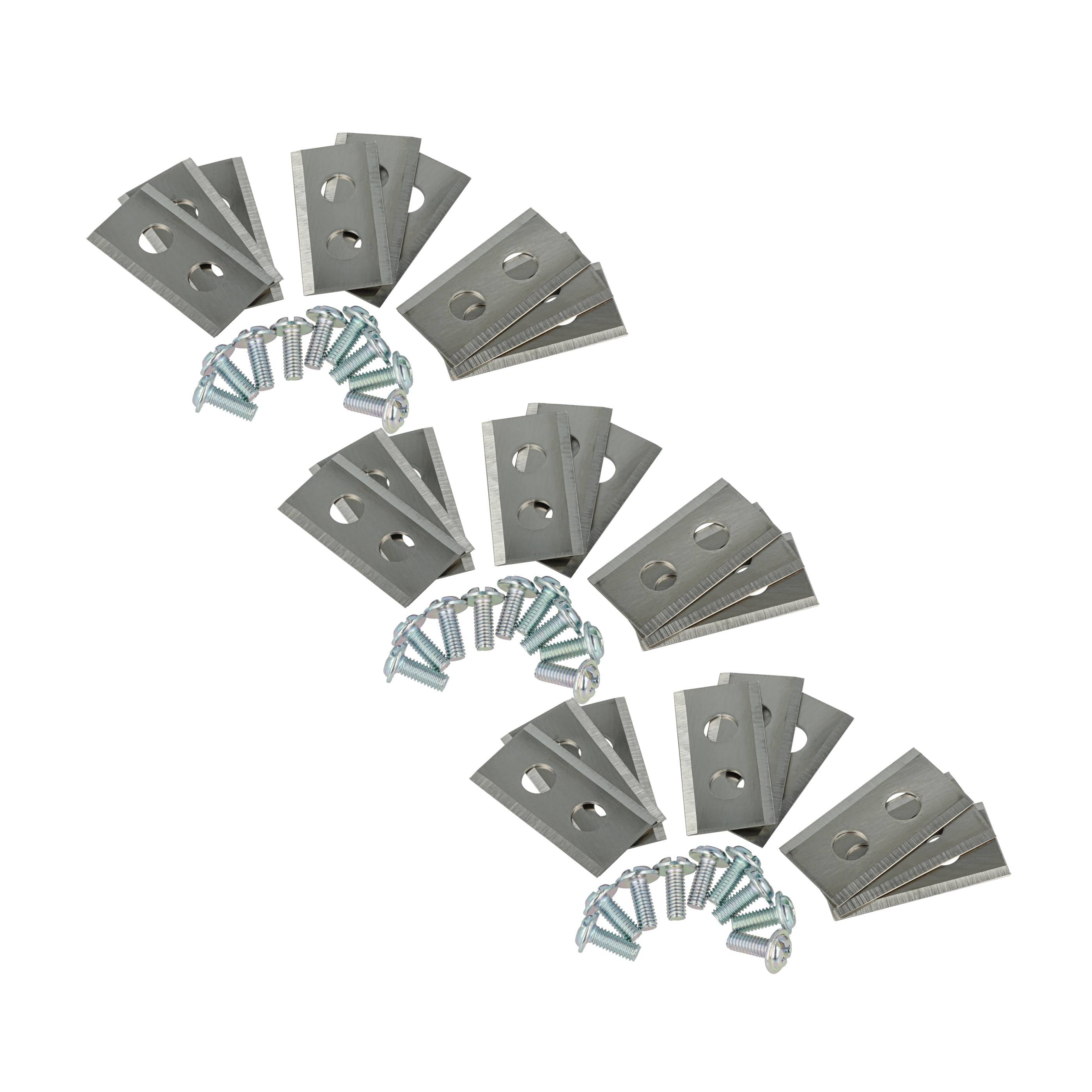 vhbw 27x Ersatz-Messer kompatibel mit Kress Mission KR110 | KR111, KR110E, KR113, KR112, KR120E Rasenmäher --0