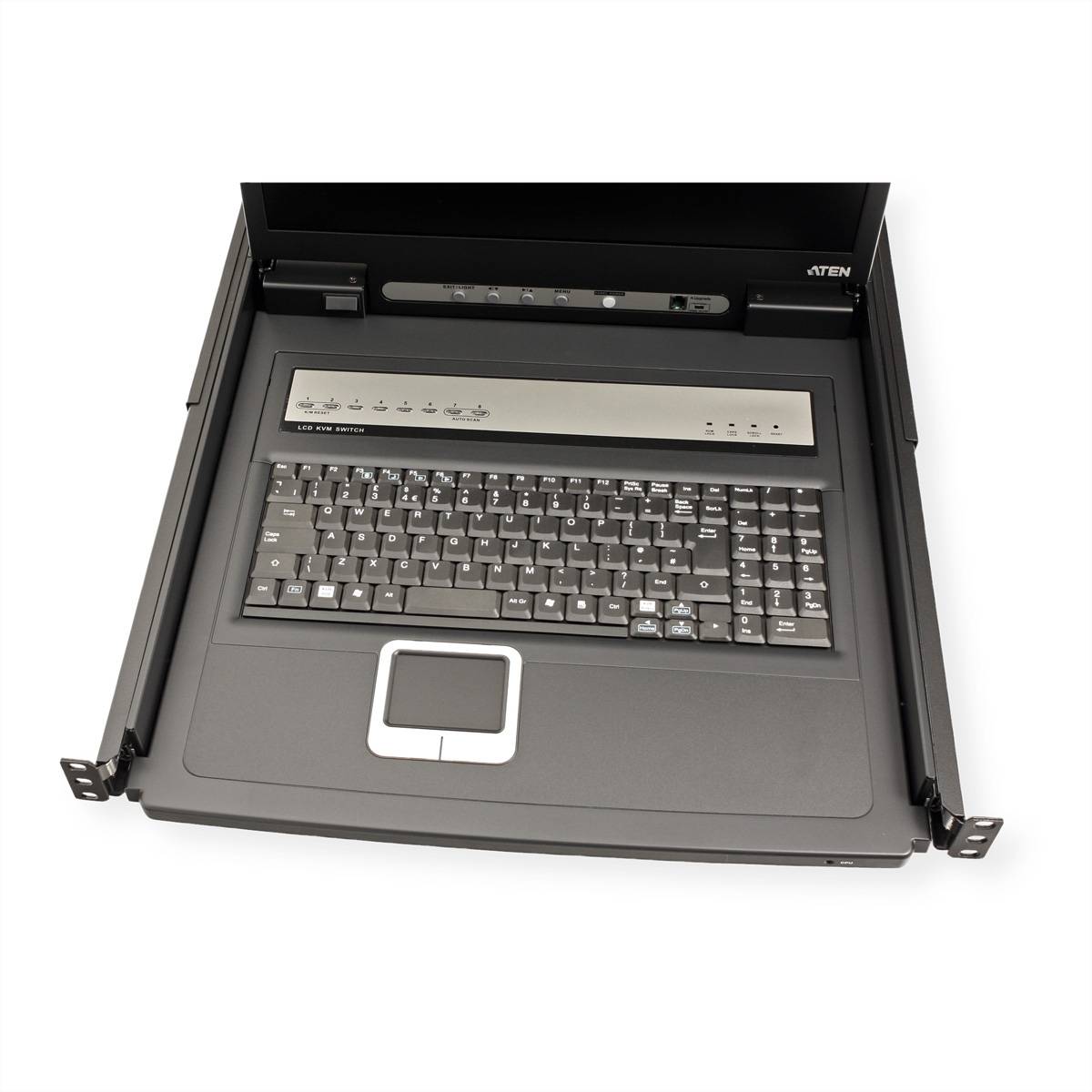 ATEN CL1308N KVM-Switch, 48cm TFT, VGA, PS/2-USB, 8 Port, FR-Layout-4