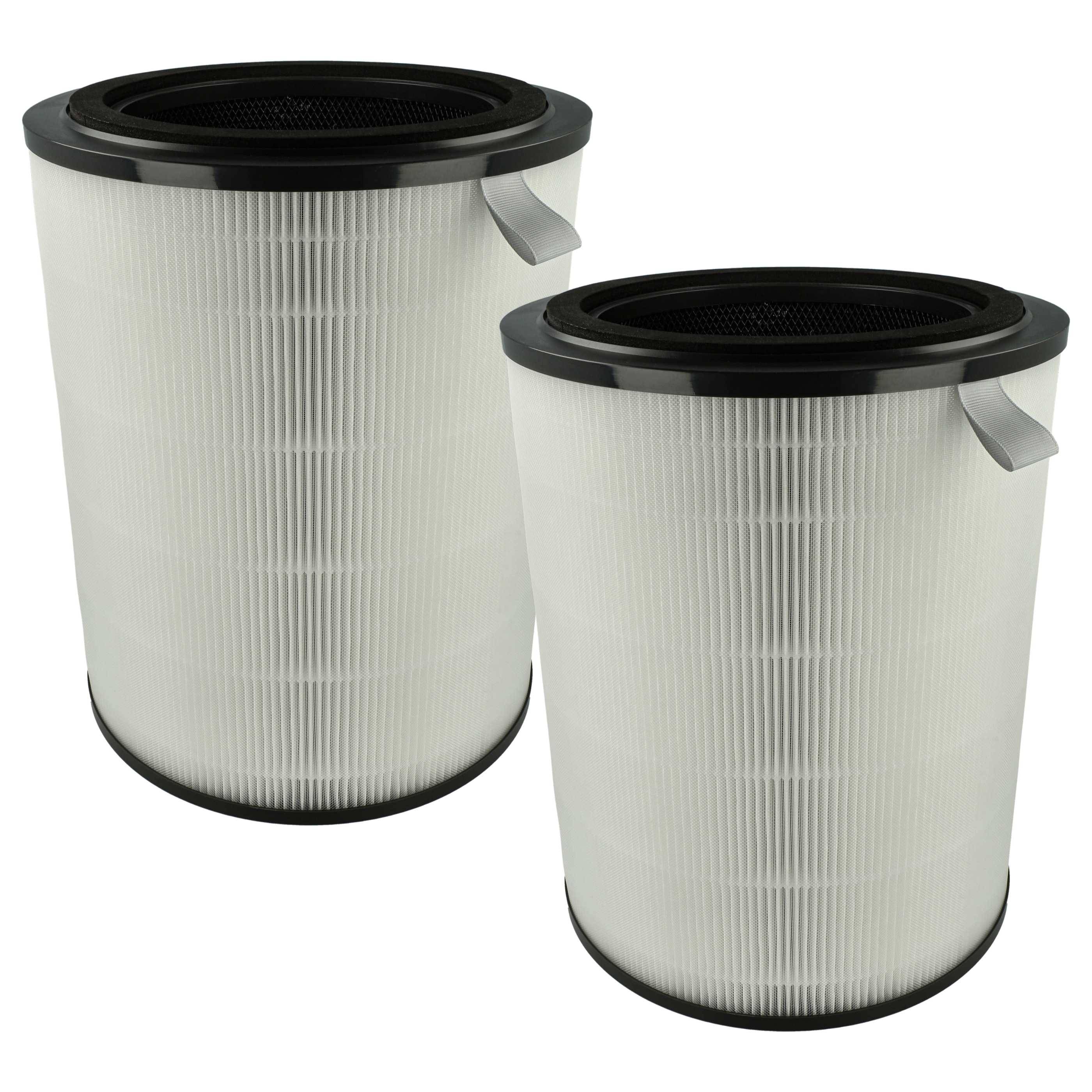 vhbw 2x Luftilter kompatibel mit Philips 2000 | AC2939, 2000i, AC2936 Luftreiniger - Kombifilter Vorfilter + HEPA +-0