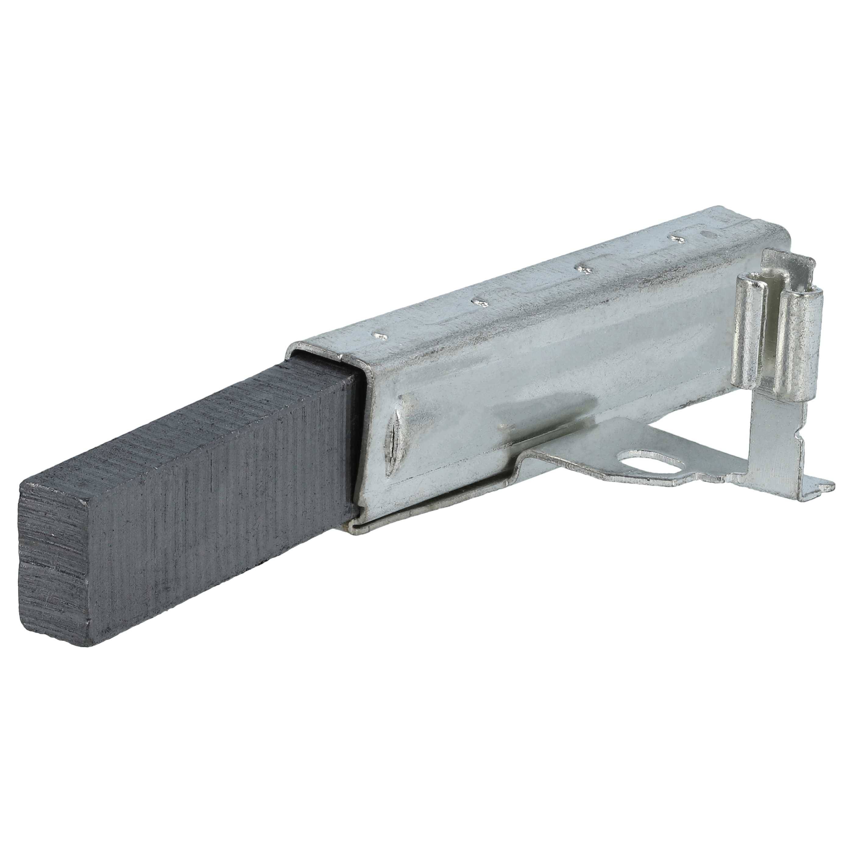 vhbw 2x Kohlebürste 6,3 x 14 x 32 mm kompatibel mit Hilti VC40 U, VC20 U Staubsauger-1