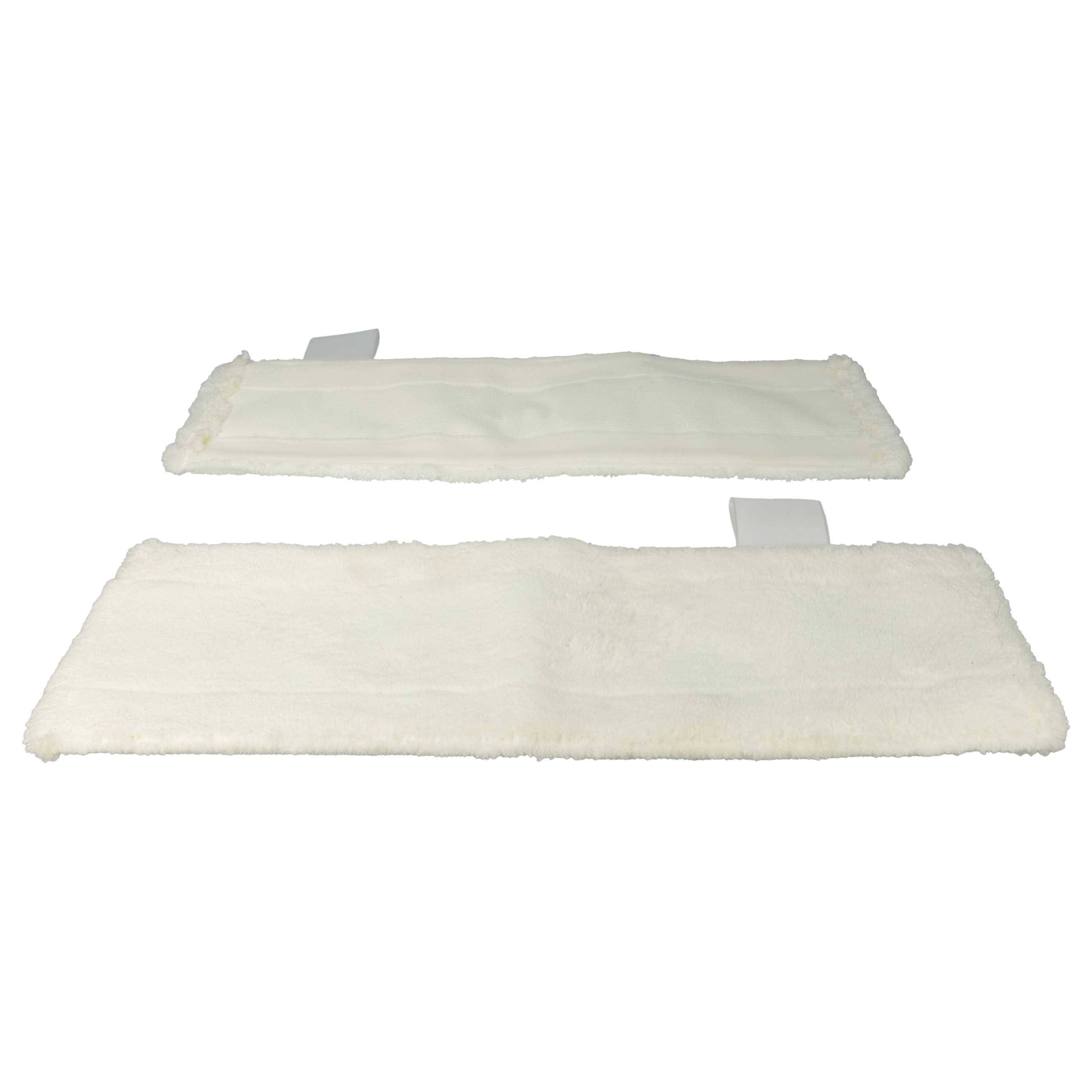 vhbw 4x Wischbezug kompatibel mit Kärcher SC 6.800 CB | SC 6.800 C, SI 4 EasyFix Iron Dampfreiniger, Dampfmop --3
