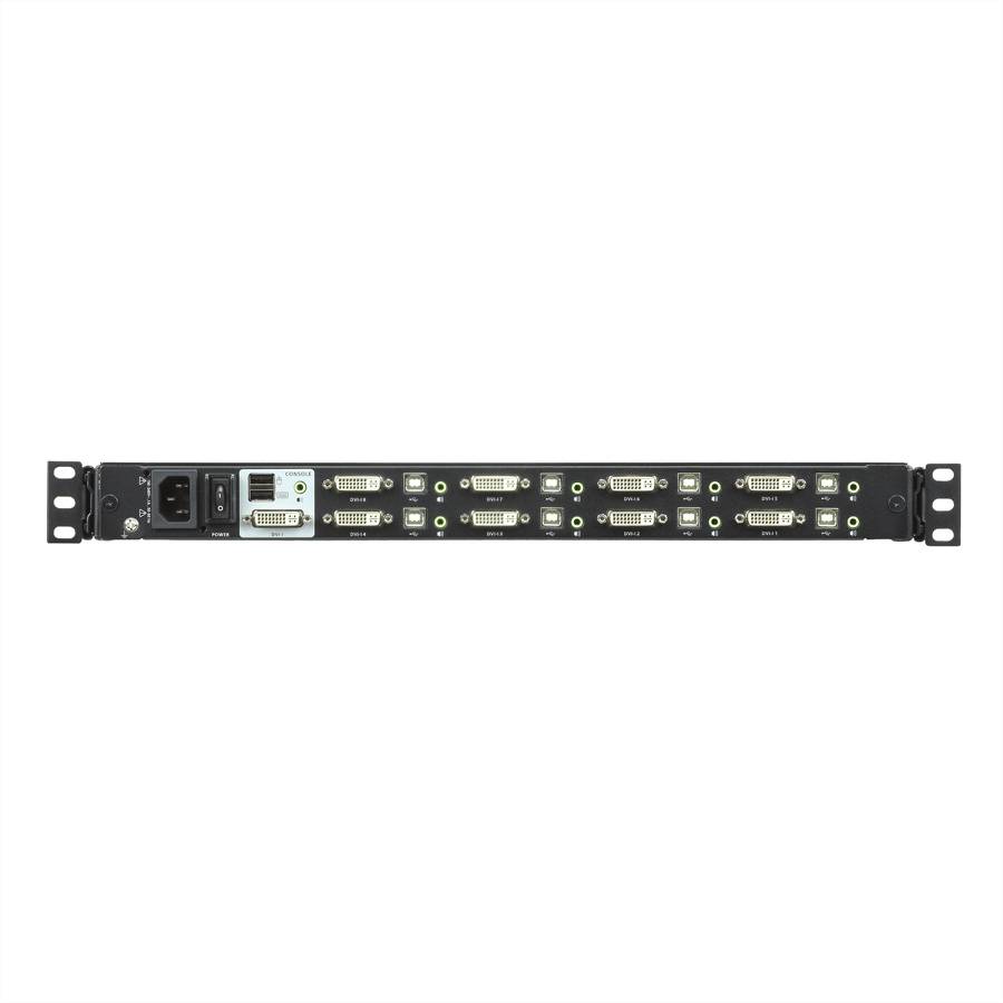 ATEN CL6708MW 43cm LCD KVM Switch, USB-DVI 8 Port, DE-Layout-1