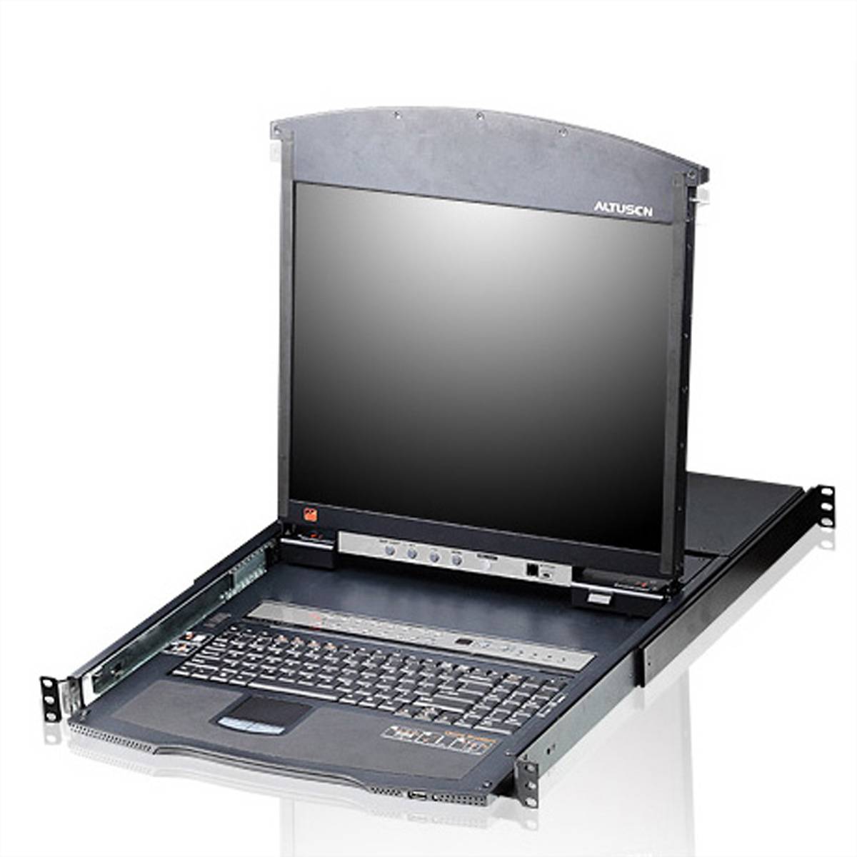 ATEN KL1508AN KVM-Switch, 48cm TFT, VGA, PS/2-USB über Kat 5, 8 Port, FR-Layout-0