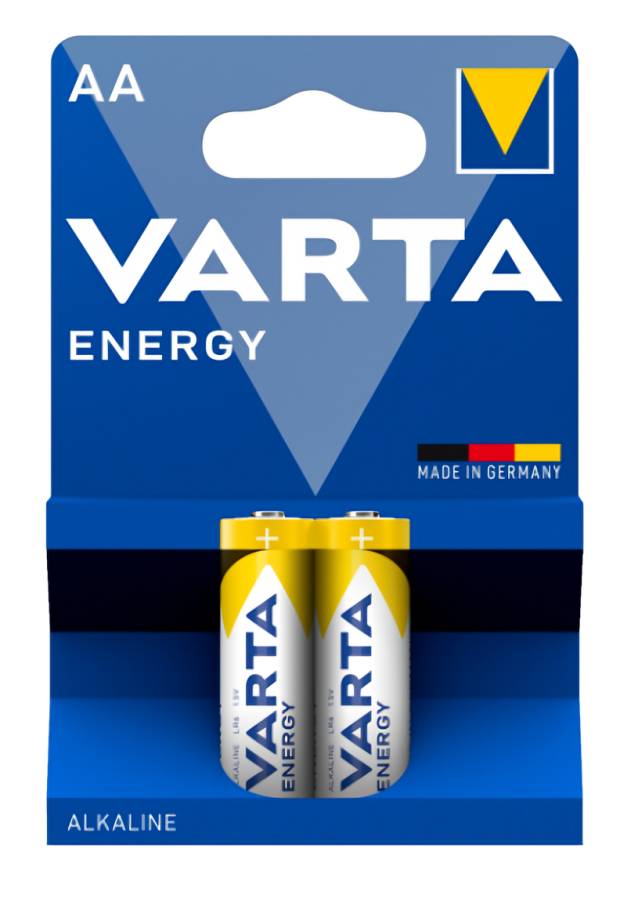 Varta Energy AA, Einwegbatterie, AA, Alkali, 1,5 V, 2 Stück(e), 1,5 V-1