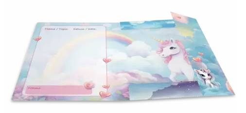 HERMA - Sammelmappen A4 Karton Happy Unicorns-1