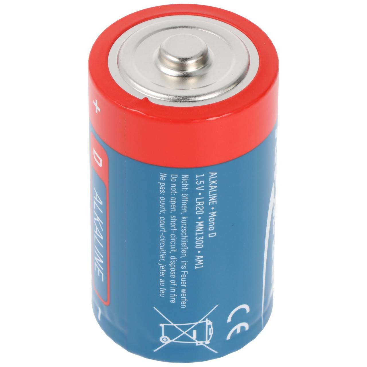 Ansmann Alkaline Mono D, LR20 Batterie, 1,5V, 2er Papierblister-4