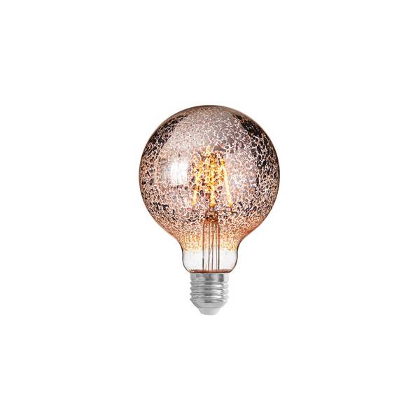 Lucande LED E27 Lampe 'E27 4W LED-Globe' in alu aus Glas