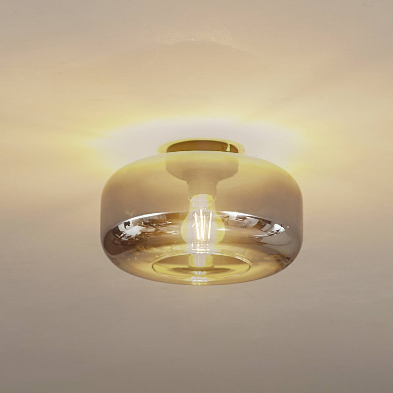 Lindby Taklampa 'Hildur' aus glas-1