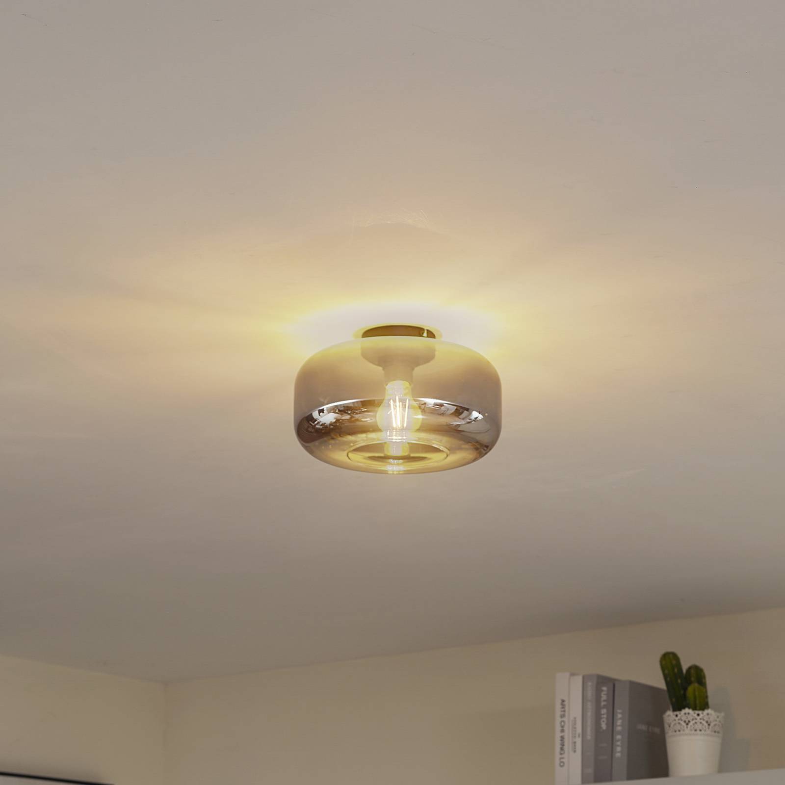 Lindby Taklampa 'Hildur' aus glas-2
