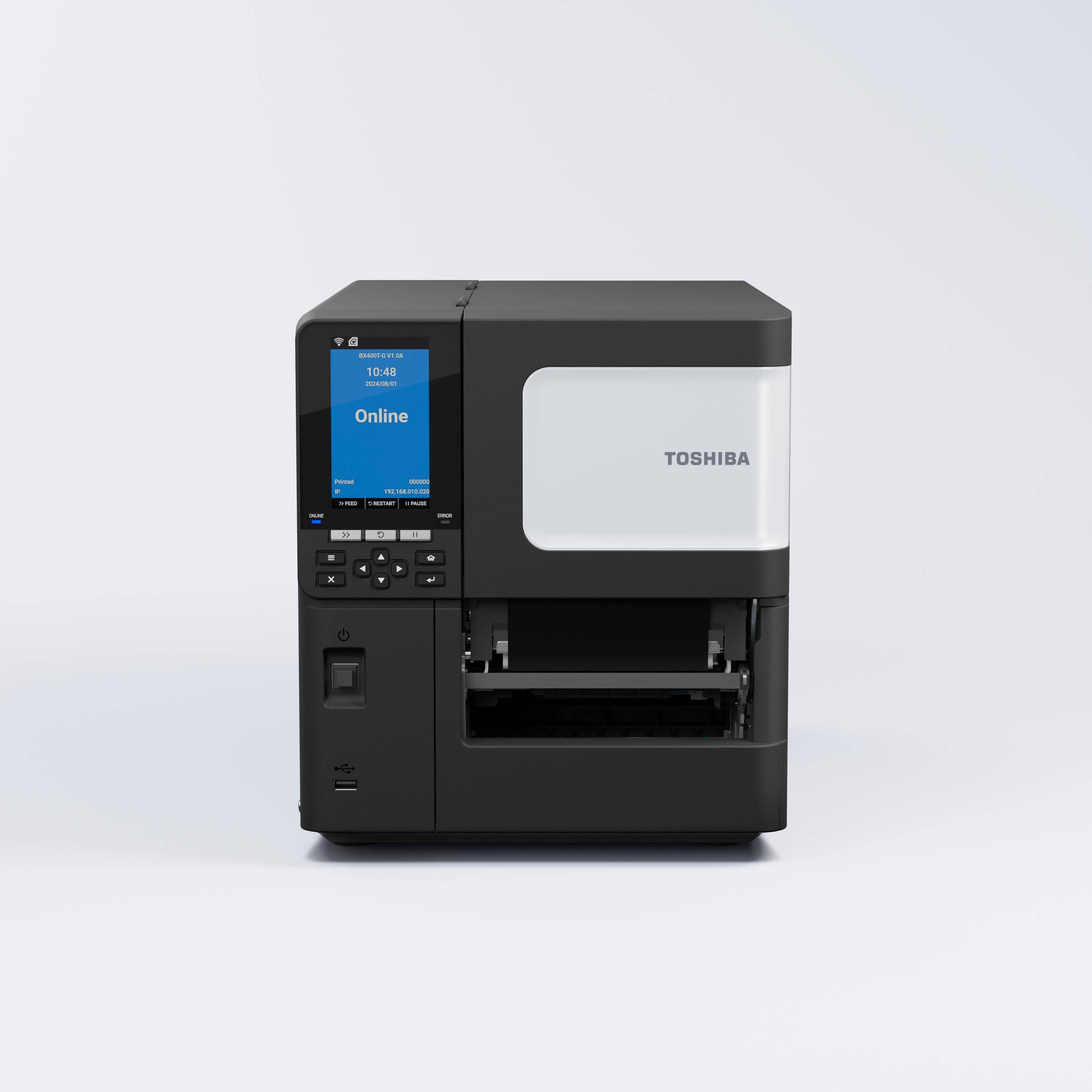 TOSHIBA BX410T-GS02-QM-S Thermodirekt Thermotransferdrucker - Etiketten-/Labeldrucker - Thermotransferdruck-0