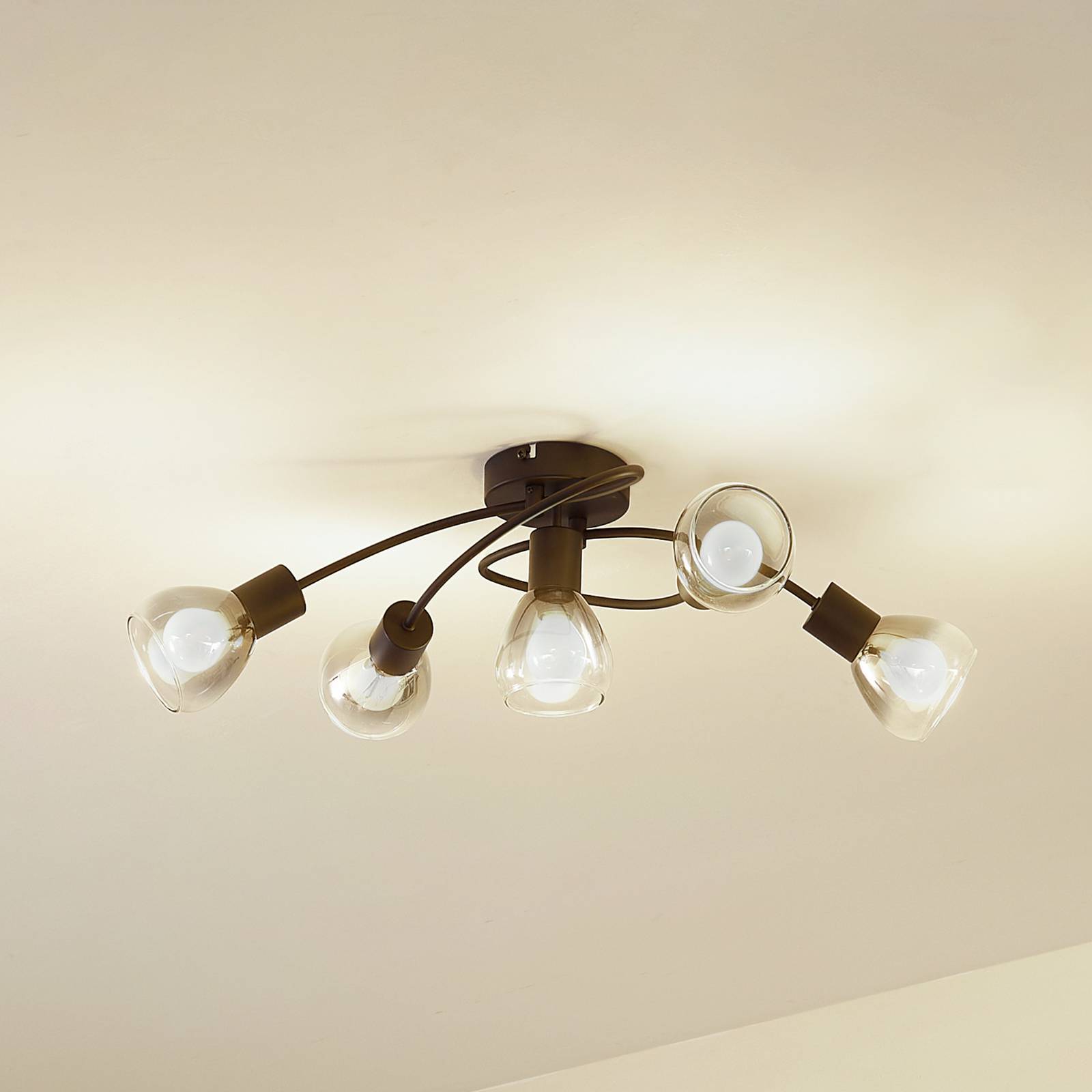 Lindby Taklampa 'Pendura' aus glas-1