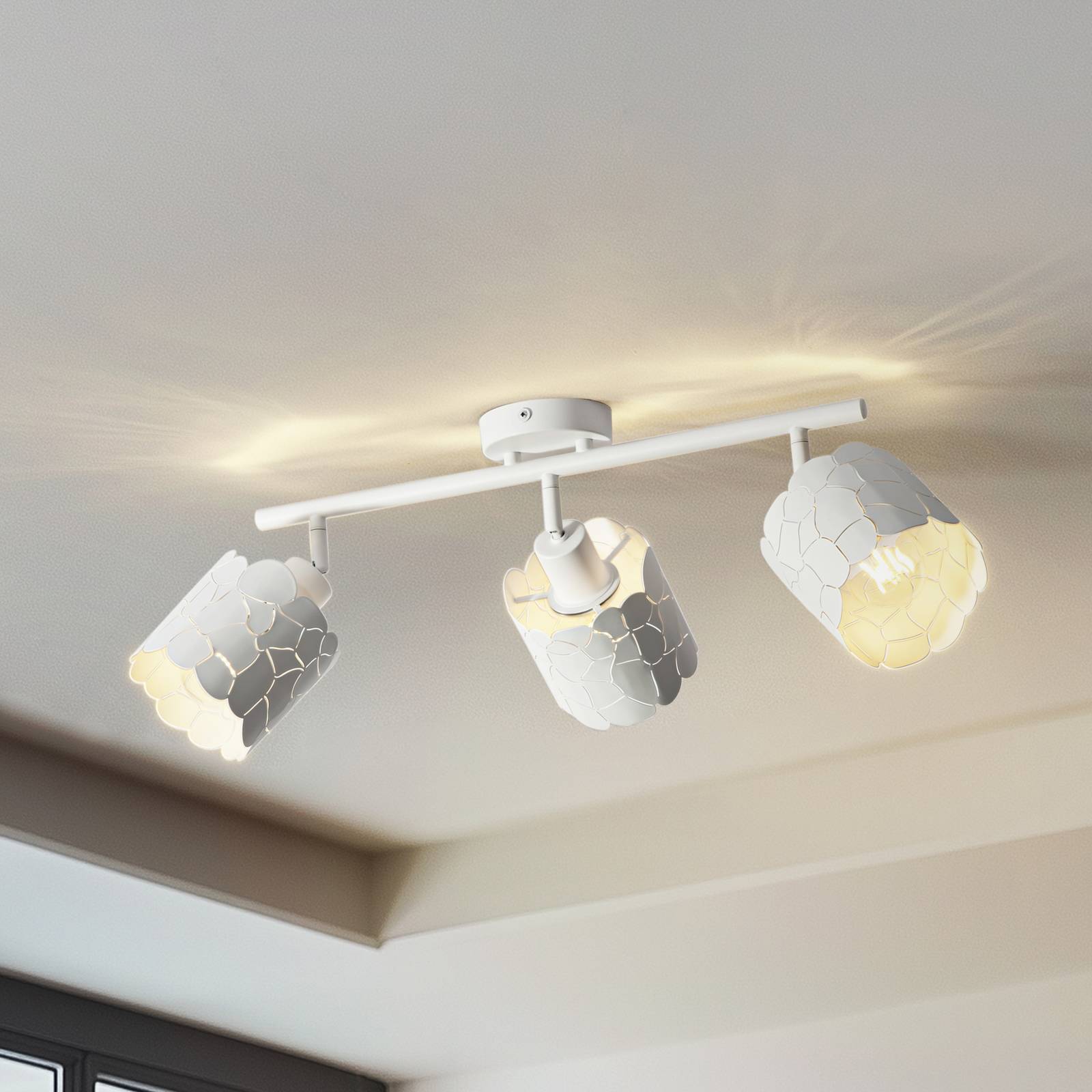 Lindby Deckenlampe 'Aralena' in weiß aus Metall-1
