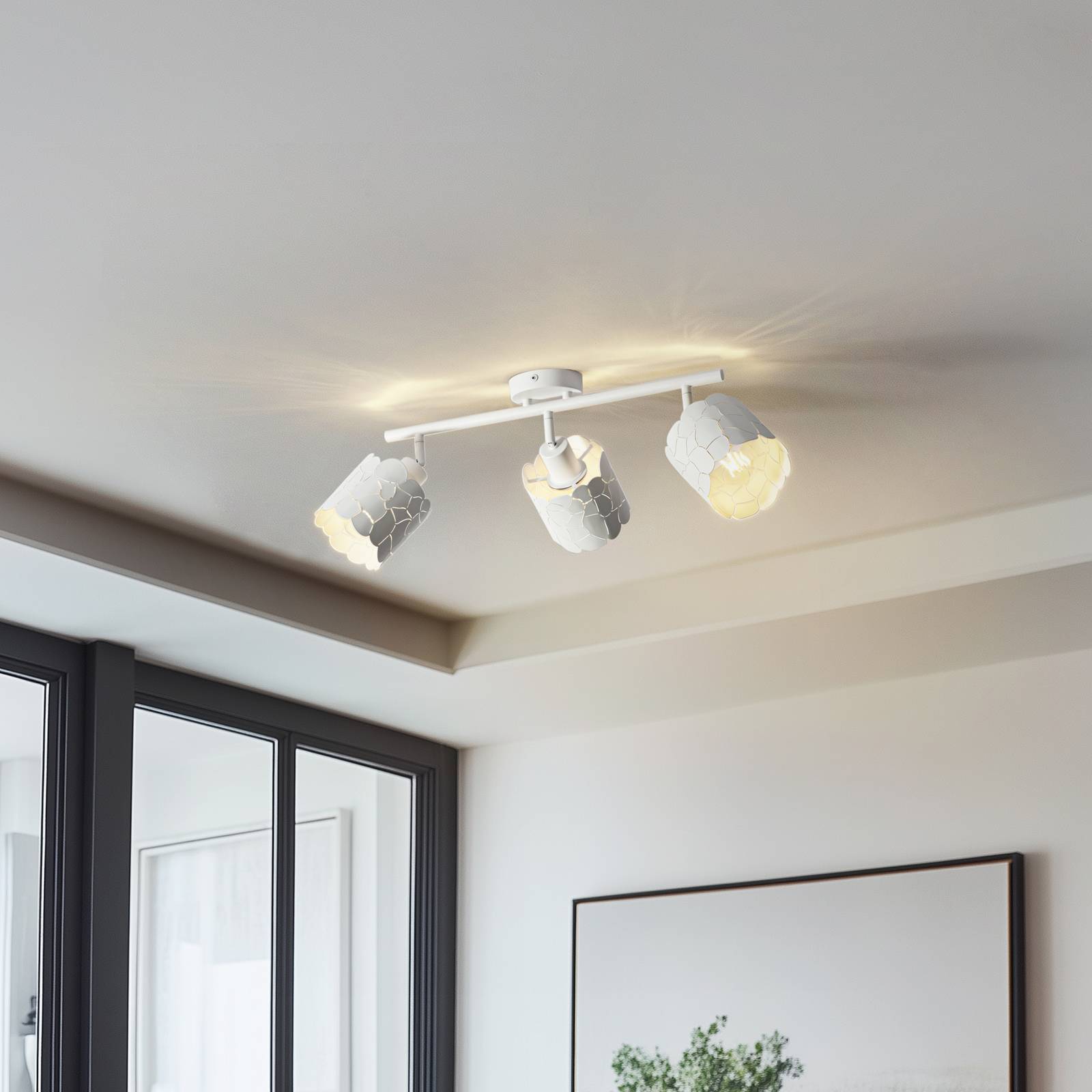 Lindby Deckenlampe 'Aralena' in weiß aus Metall-2