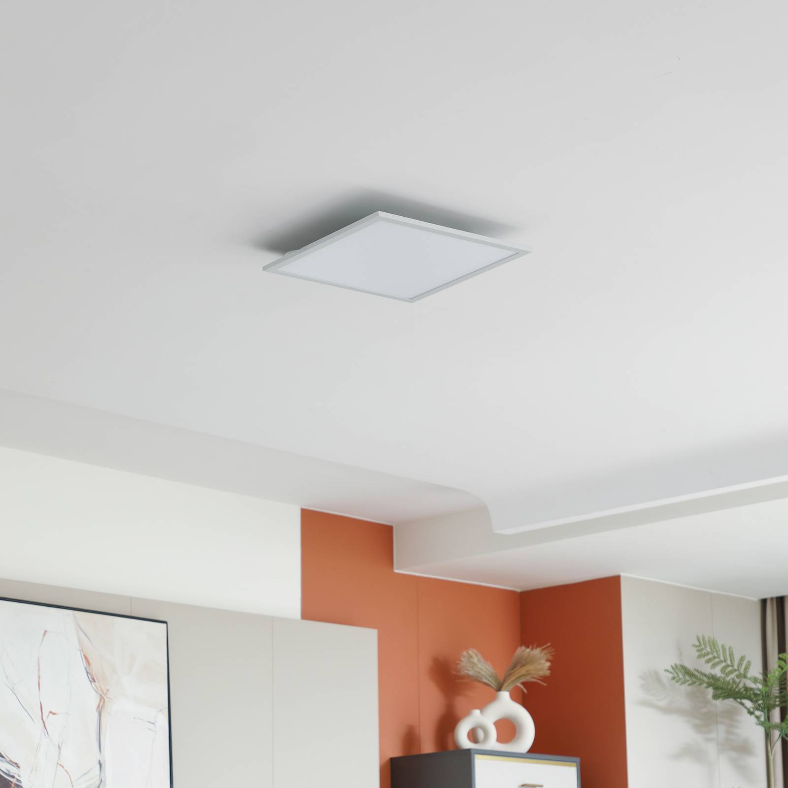 Lindby LED Deckenleuchte (LED Panel) 'Enhife' in weiß-2
