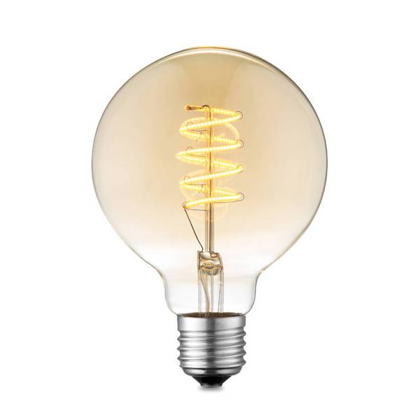 Lucande LED LED-lampa E27 'E27 G95 4W' aus glas