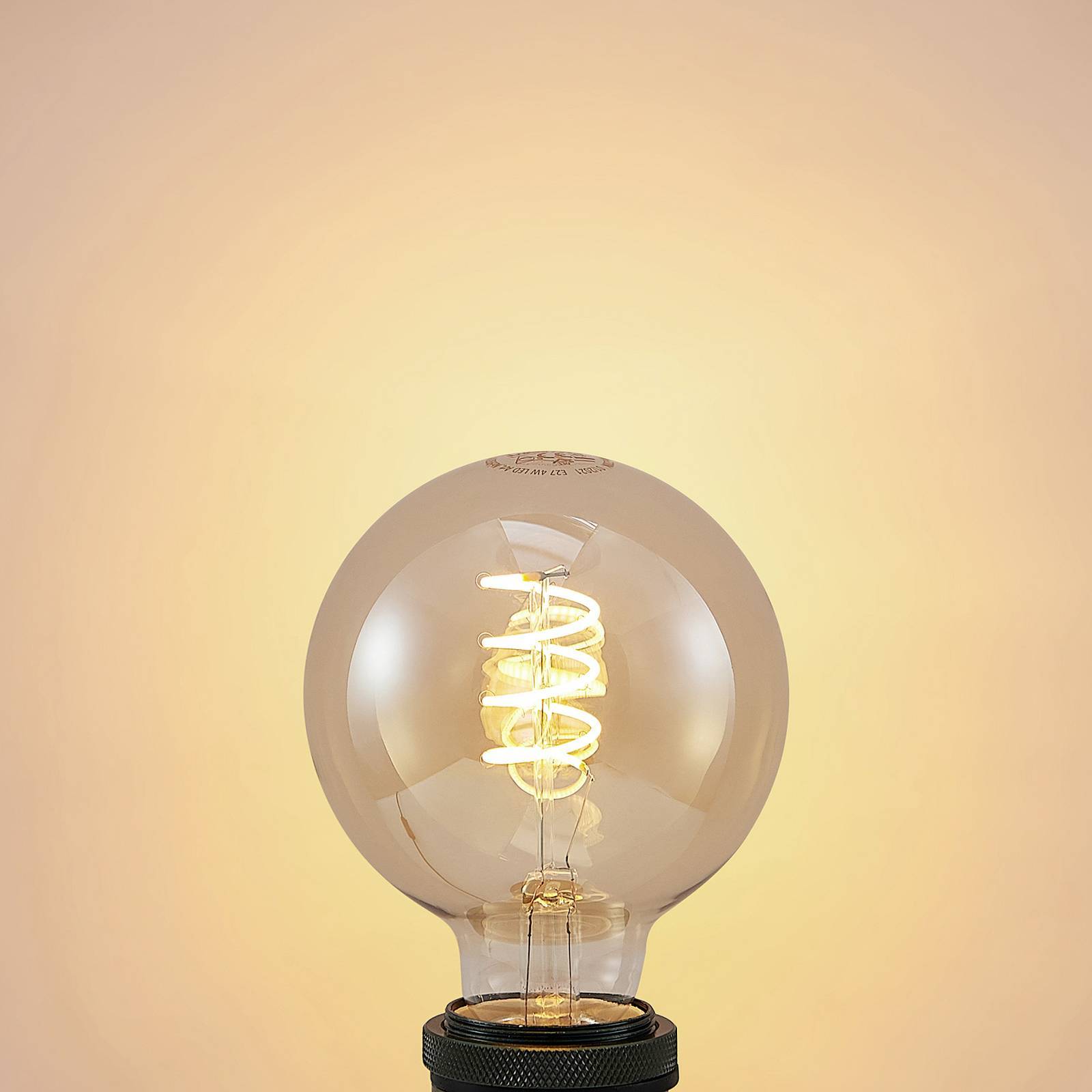 Lucande LED LED-lampa E27 'E27 G95 4W' aus glas-2