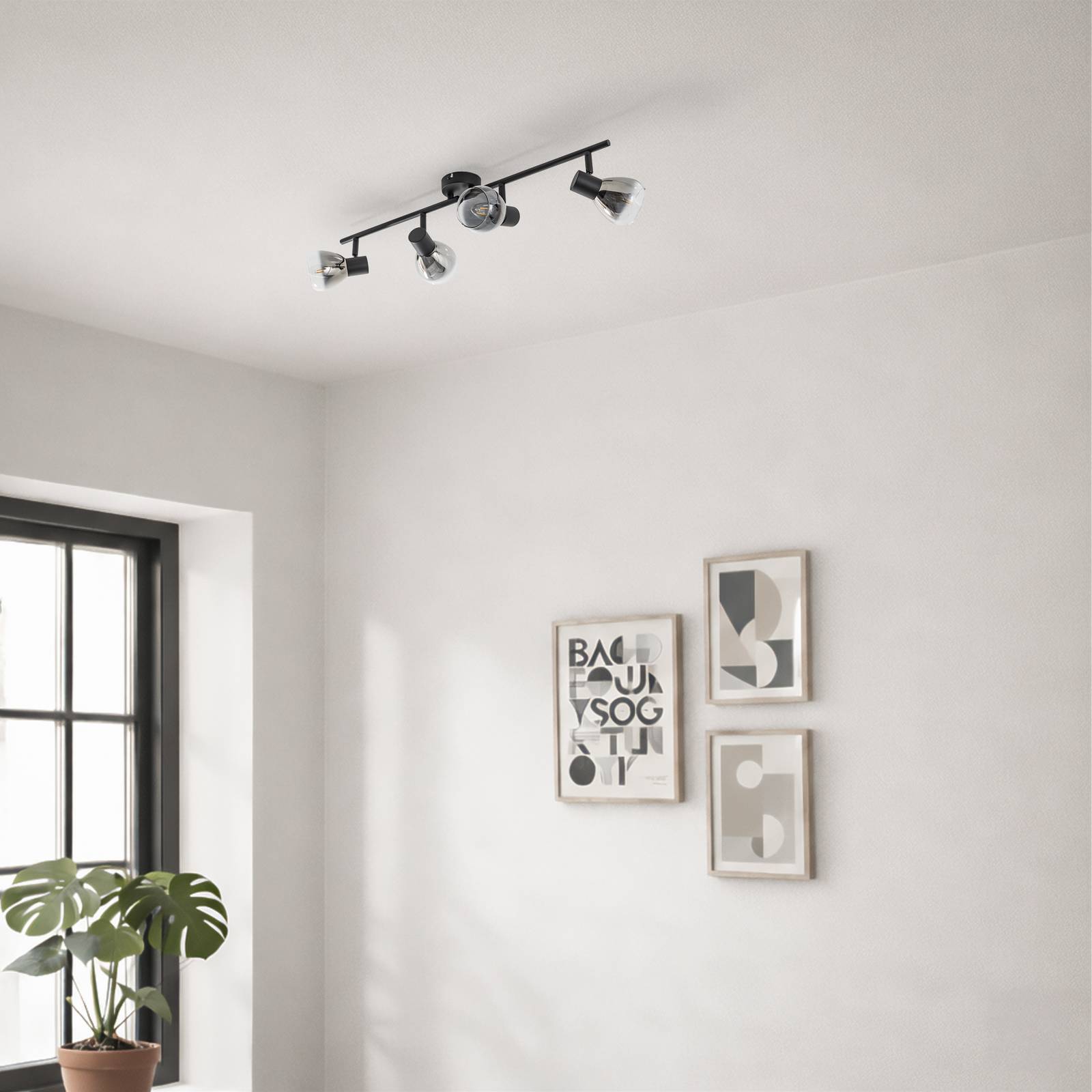 Lindby Taklampa 'Pendura' aus glas-3
