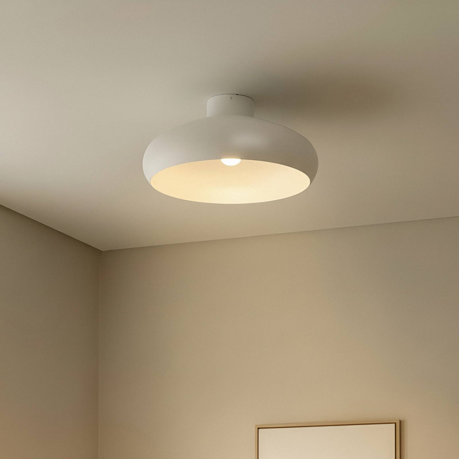 Lindby Deckenlampe 'Elover' in creme aus Metall-1